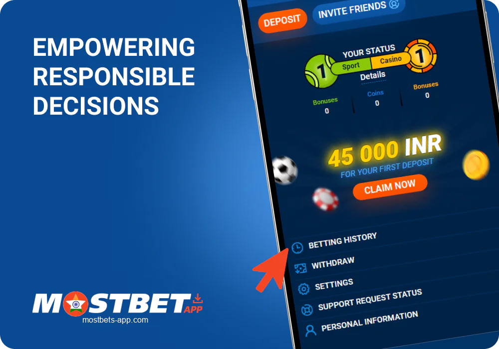 Responsible decision making by Mostbet players