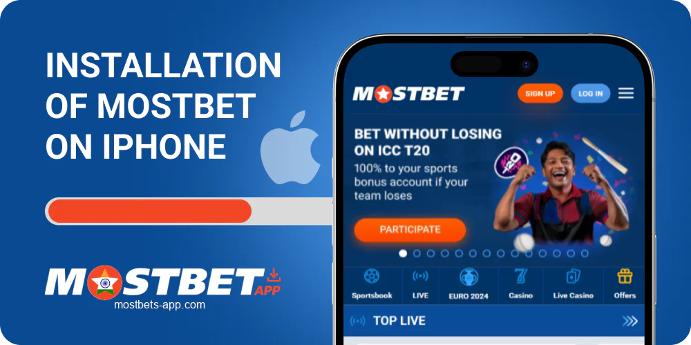 Installing the Mostbet app on iOS