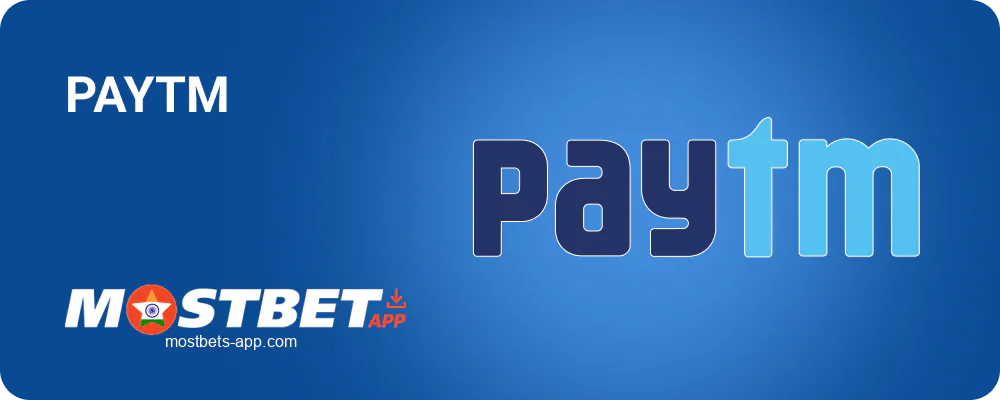 Deposit via Paytm at Mostbet India