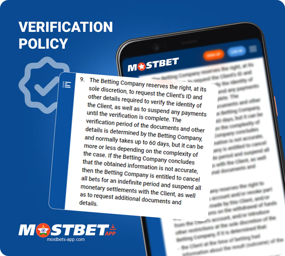 Mostbet India KYC