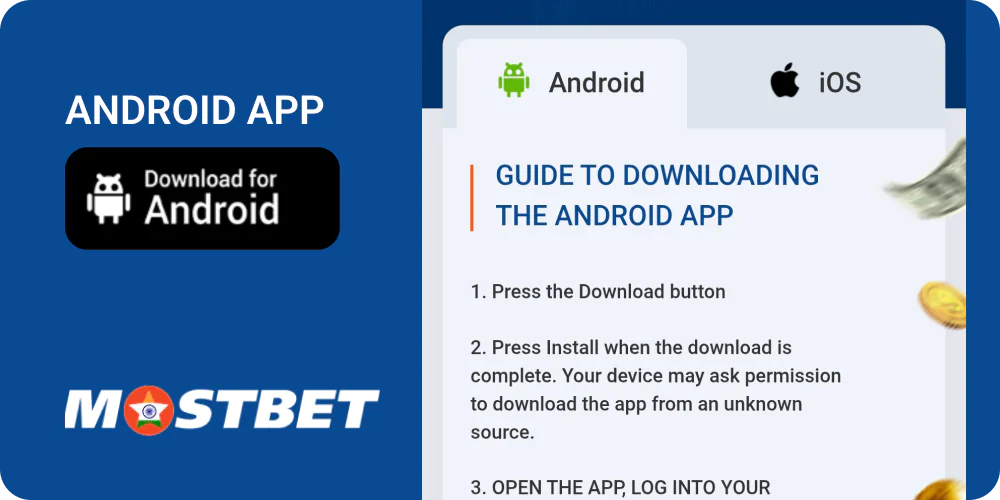 Mostbet India Android app installation for fast betting