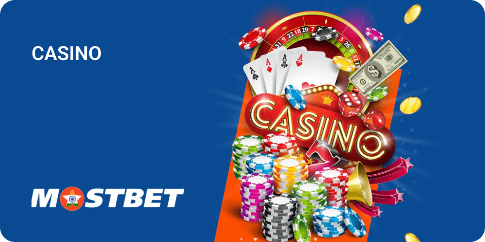 Overview of casino games in Mostbet