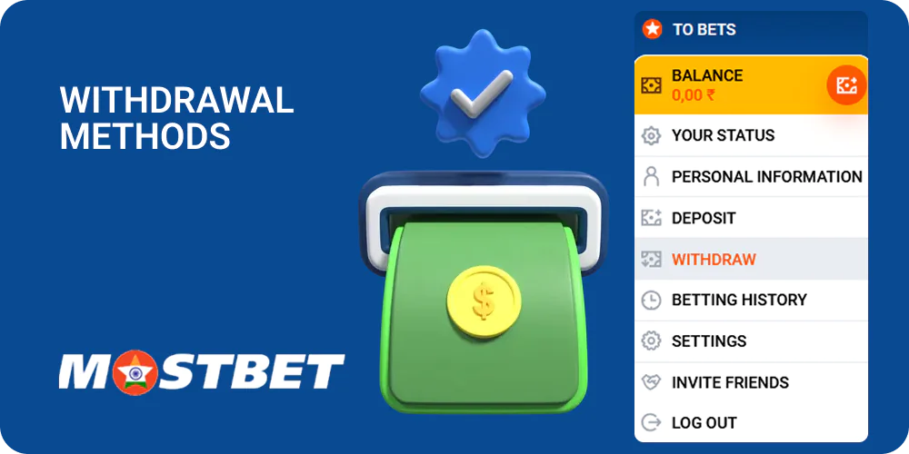 Mostbet India allows fast withdrawals via bank, e-wallets and crypto
